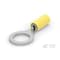 Te Connectivity Ring Terminal, 1/2 in Stud Size, 14 AWG, 300 V, Nylon Insulated, Yellow 35316 - alternate 1